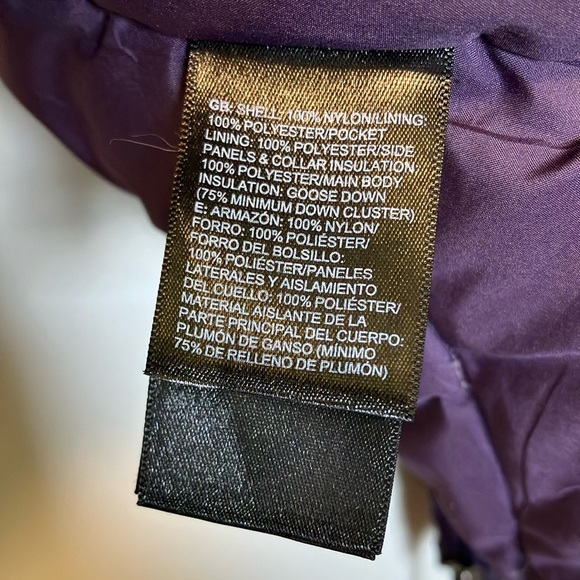 The North Face Down Purple Puffer Vest - Picture 7 of 7